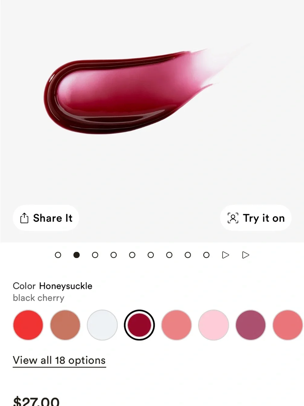 tarte Maracuja Juicy Plumping Lip Oil — Honeysuckle